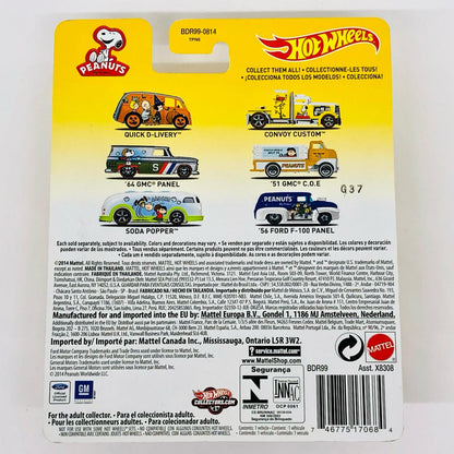Hotwheels 1/64 PEANUTS CONVOY CUSTOM イエロー