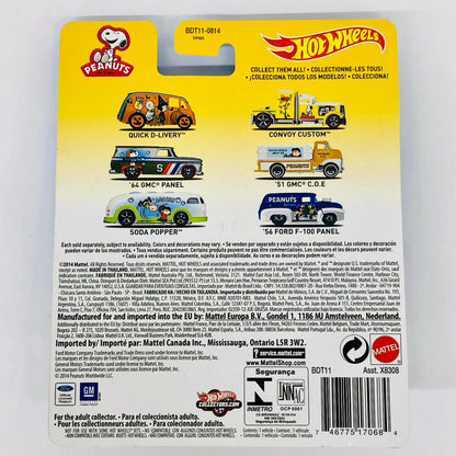 おもちゃ・玩具 Hotwheels 1/64 PEANUTS ’56 FORD F-100 PANEL PEANUTS ’56 FORD F100 PANEL【倉吉店】