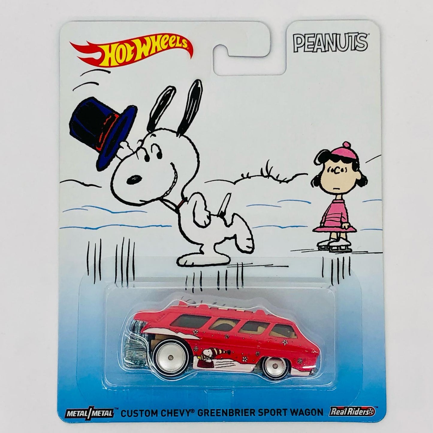 Hotwheels 1/64 PEANUTS CUSTOM CHEVY GREENBRIER SPORT WAGON