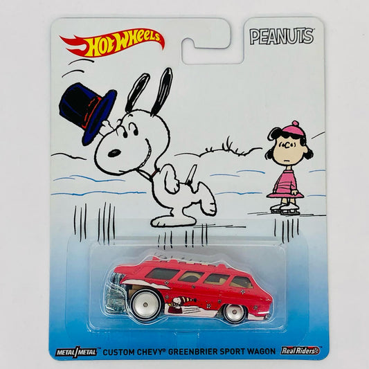 Hotwheels 1/64 PEANUTS CUSTOM CHEVY GREENBRIER SPORT WAGON