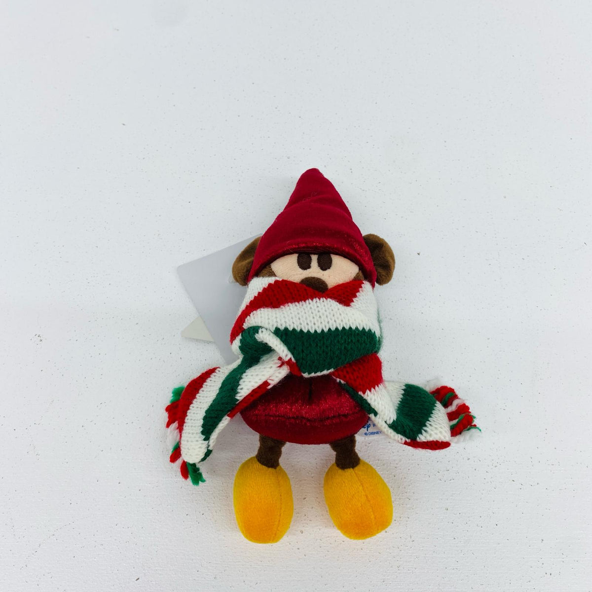 ぬいぐるみ Festive Winter リルリンリン ぬいぐるみバッジ ミッキーマウス Festive Winter リルリンリン ぬいぐるみバッジ【イオン広店】