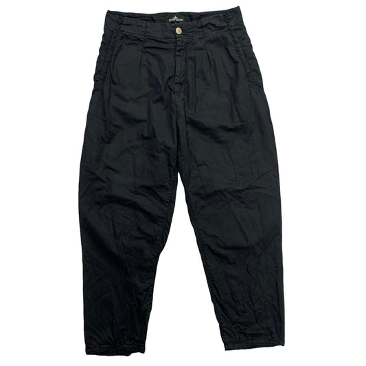 STONE ISLAND | ストーンアイランド パンツ ブラック サイズ：46