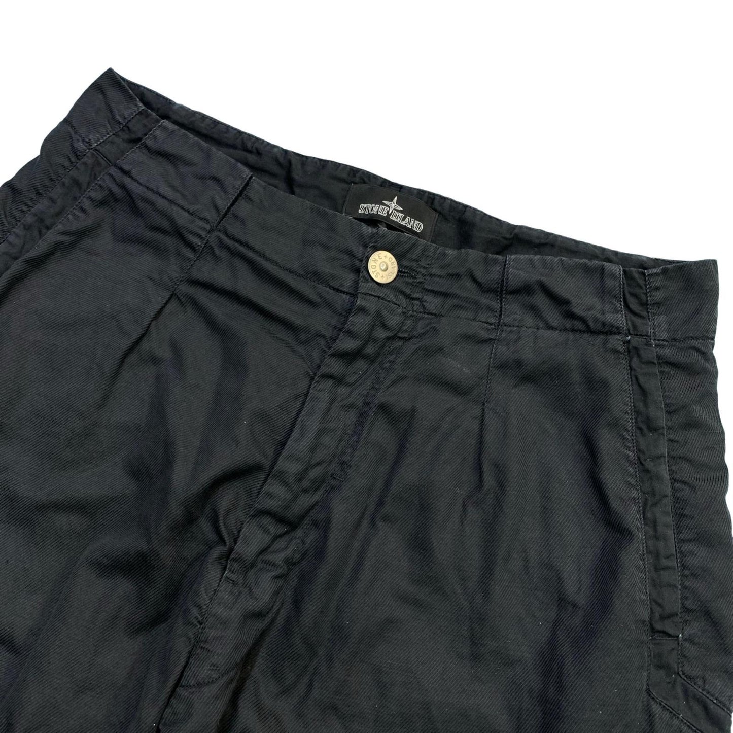 STONE ISLAND | ストーンアイランド パンツ ブラック サイズ：46