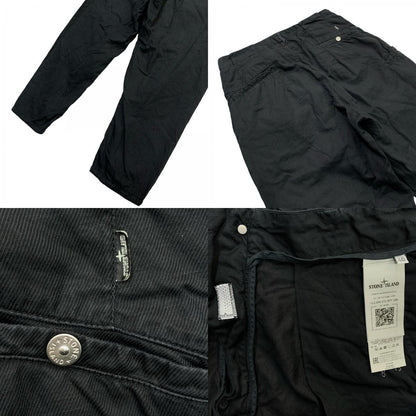 STONE ISLAND | ストーンアイランド パンツ ブラック サイズ：46