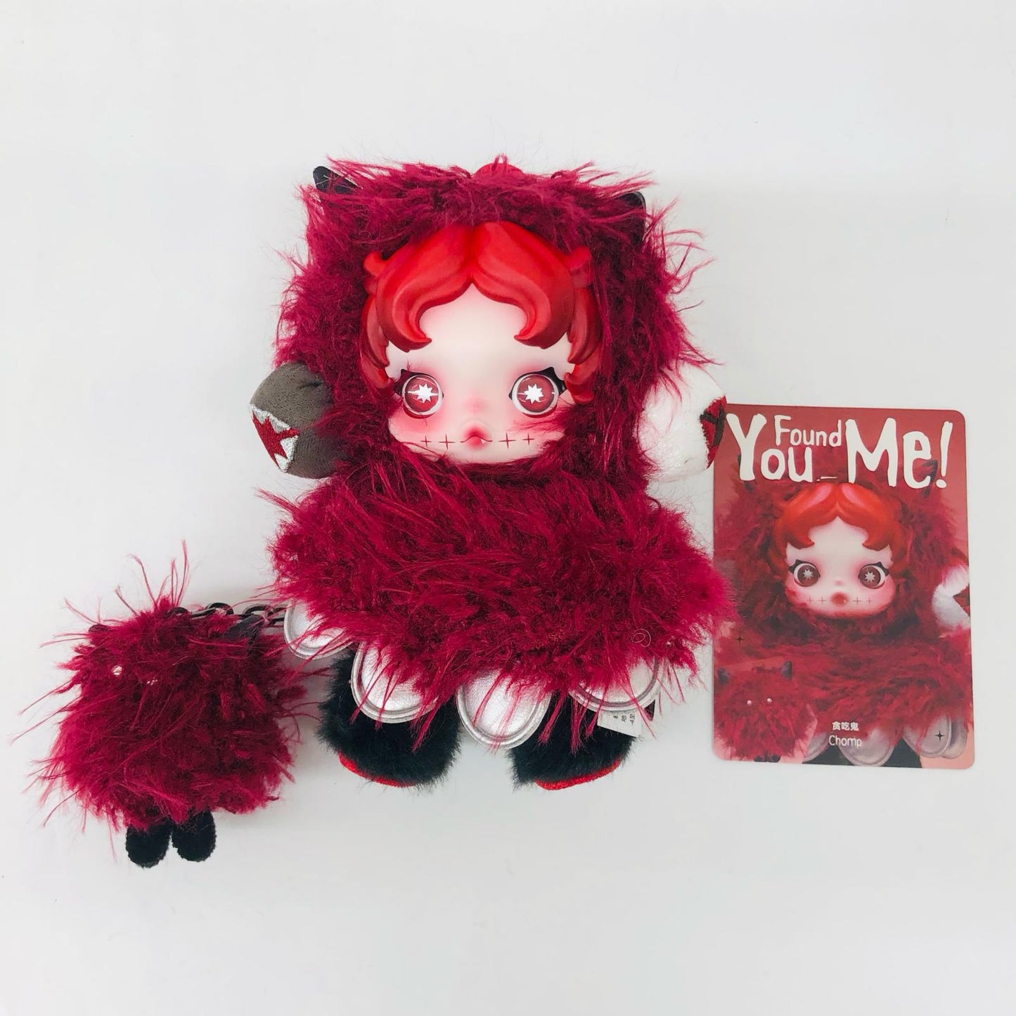 Chomp「SKULLPANDA You Found Me! シリーズ ぬいぐるみペンダント」