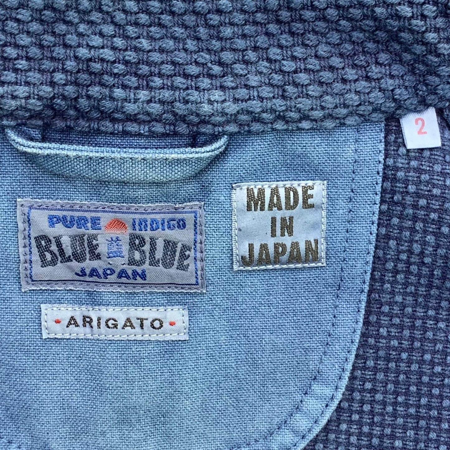 BLUE BLUE | ブルーブルー 刺し子 その他アウター ネイビー サイズ：2