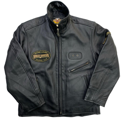 HARLEY-DAVIDSON | ハーレーダビットソン レザー ブラック サイズ：L