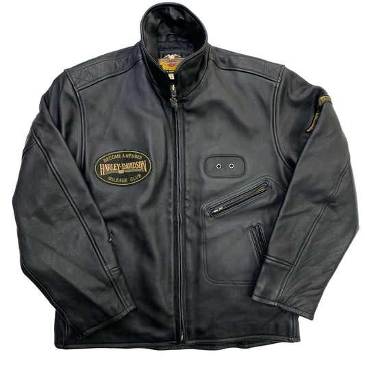 HARLEY-DAVIDSON | ハーレーダビットソン レザー ブラック サイズ：L