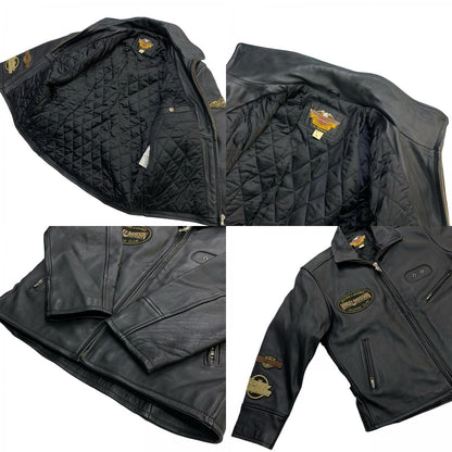 HARLEY-DAVIDSON | ハーレーダビットソン レザー ブラック サイズ：L