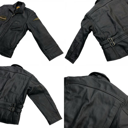 HARLEY-DAVIDSON | ハーレーダビットソン レザー ブラック サイズ：L