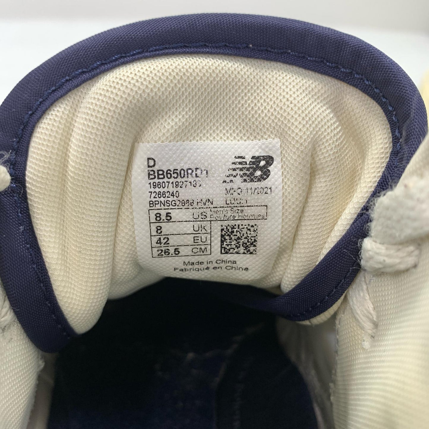 NEW BALANCE | ニューバランス Aim? Leon Dore × New Balance スニーカー ホワイト 26.5cm