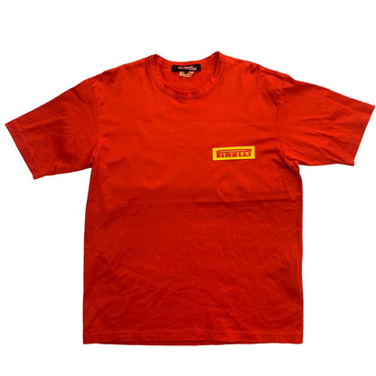 JUNYA WATANABE COMME des GARCONS MAN | ジュンヤワタナベコムデギャルソンマン PIRELLI Patch Short Sleeve T-Shirt 半袖Ｔシャツ レッド