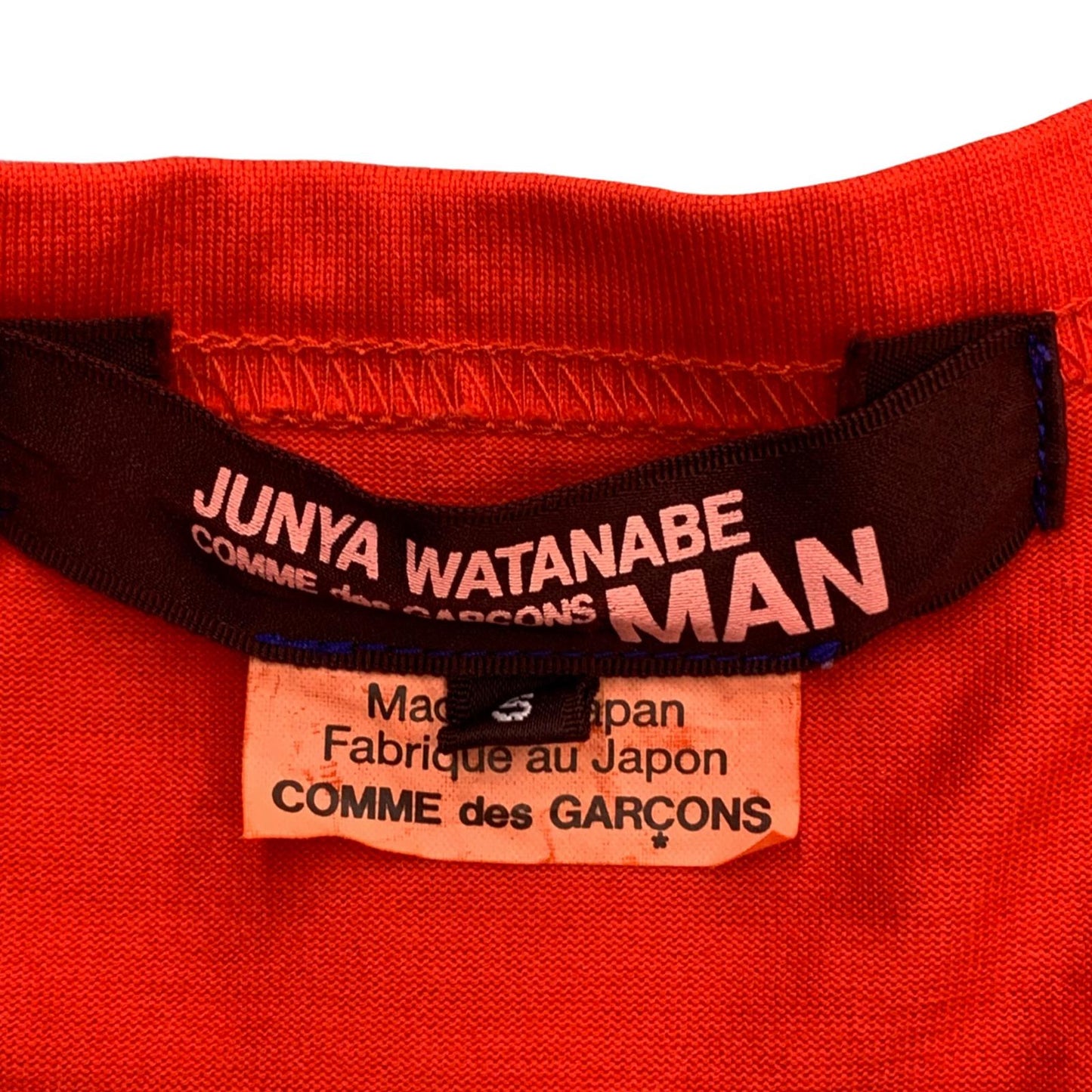 JUNYA WATANABE COMME des GARCONS MAN | ジュンヤワタナベコムデギャルソンマン PIRELLI Patch Short Sleeve T-Shirt 半袖Ｔシャツ レッド