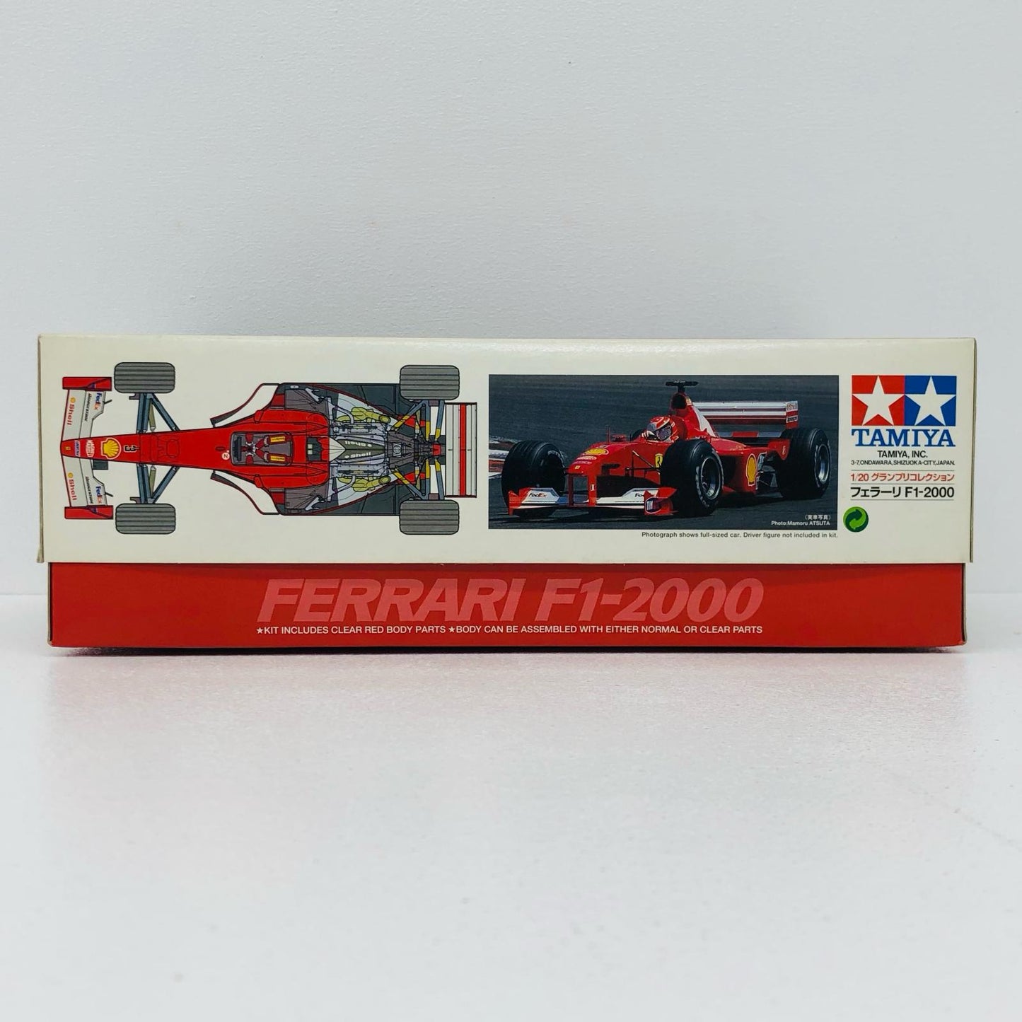 1/20 フルビュー フェラーリ F1-2000 クリアレッド仕様 「グランプリコレクション No.49」 ディスプレイモデル [20049]