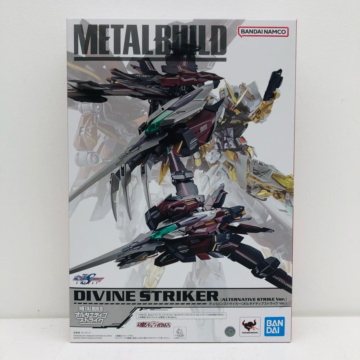 METALBUILDディバインストライカー(オルタナティブストライクVer.)「機動戦士ガンダムSEEDDESTINYASTRAYR」魂ウェブ商店限定【フィギュア】