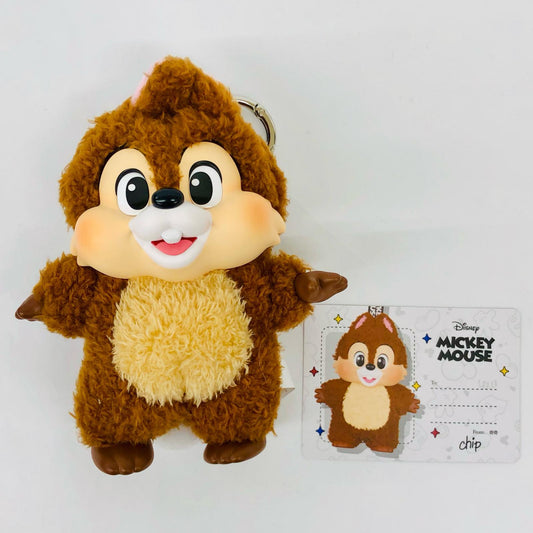 チップ POPMART Mickey Family Cute Together Keychain Series Figures
