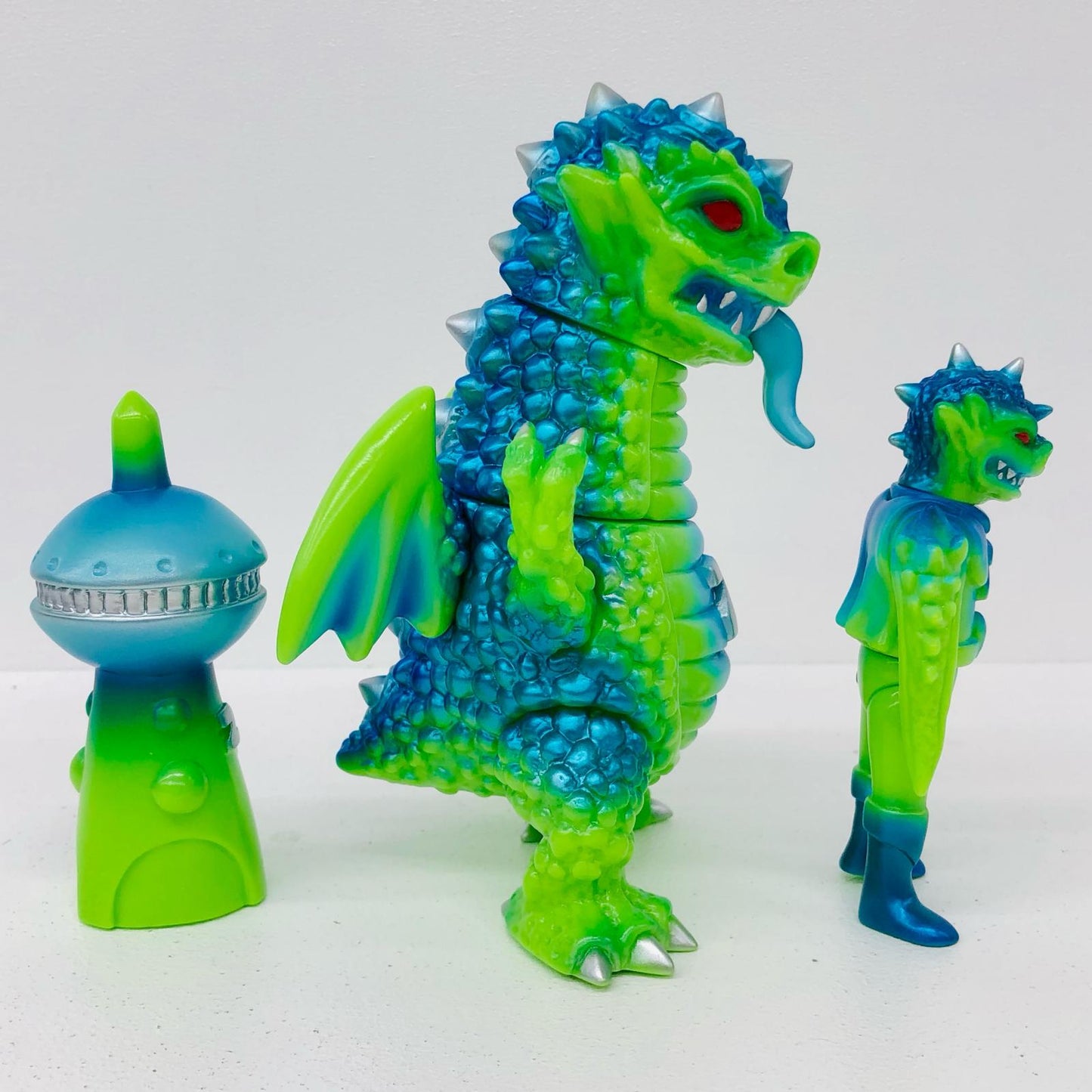 CHOKEHAZRD 赤成型/水色成型/メタグリーン・銀・黒・黄塗装ZKAIJINSet 黄緑成型