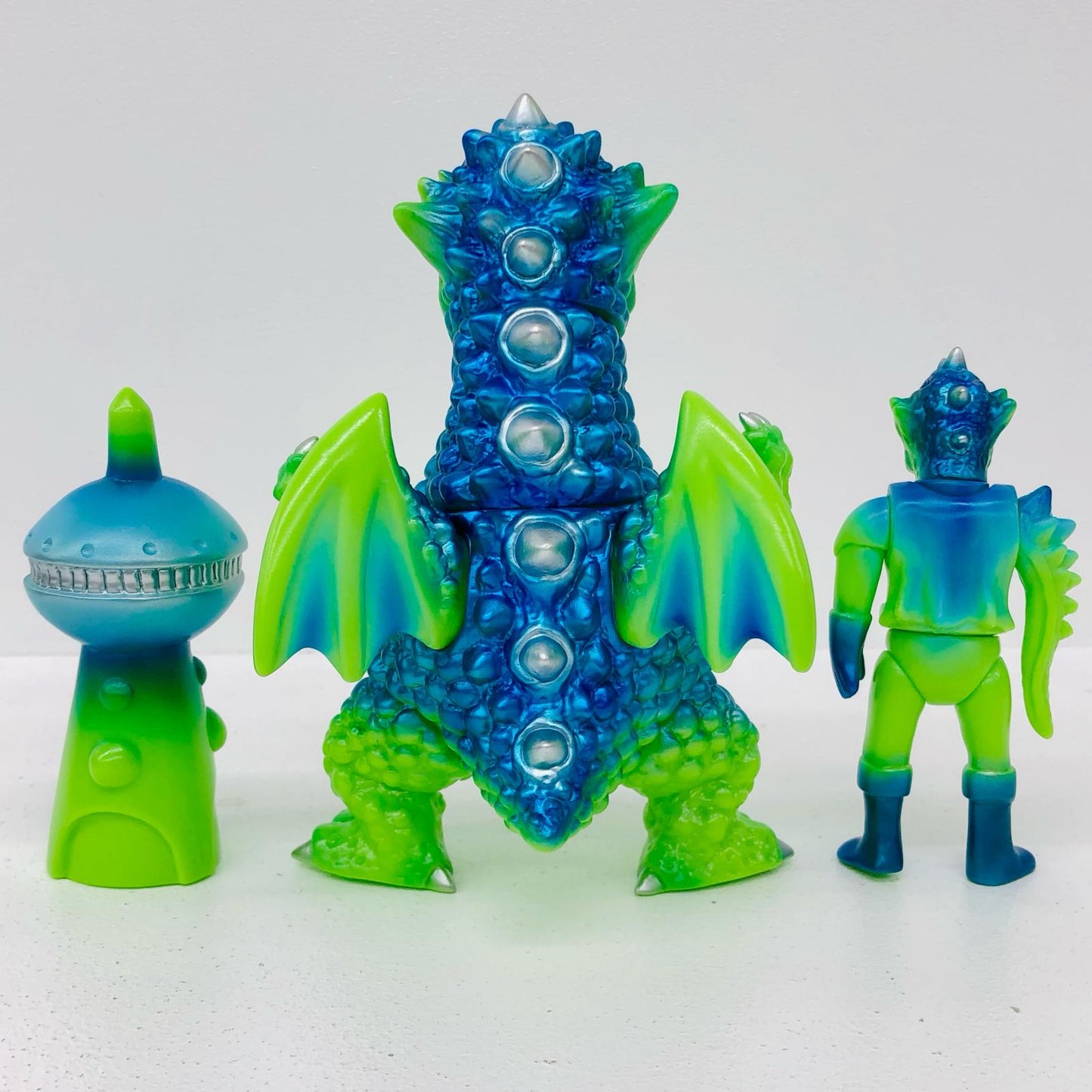 CHOKEHAZRD 赤成型/水色成型/メタグリーン・銀・黒・黄塗装ZKAIJINSet 黄緑成型