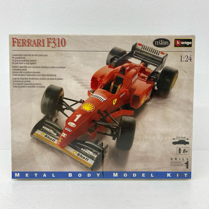 プラモデル 1/24 burago FERRARI F310 メタルボディモデルキット【加古川物流】