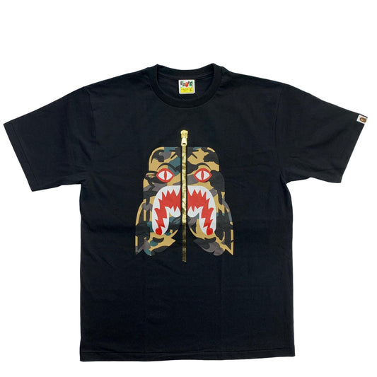 A BATHING APE | アベイシングエイプ CAMO TIGER TEE 半袖Ｔシャツ 001TEM301016 ブラック サイズ：XL