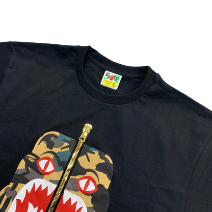 A BATHING APE | アベイシングエイプ CAMO TIGER TEE 半袖Ｔシャツ 001TEM301016 ブラック サイズ：XL