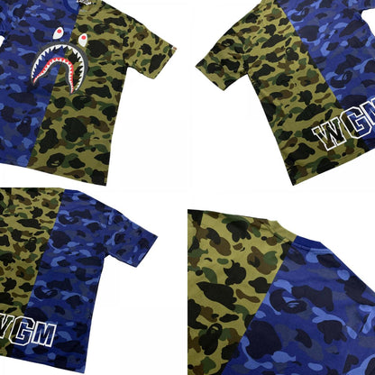 A BATHING APE | アベイシングエイプ SPLIT CAMO SHARK TEE 半袖Ｔシャツ 001CSM301009M サイズ：XL