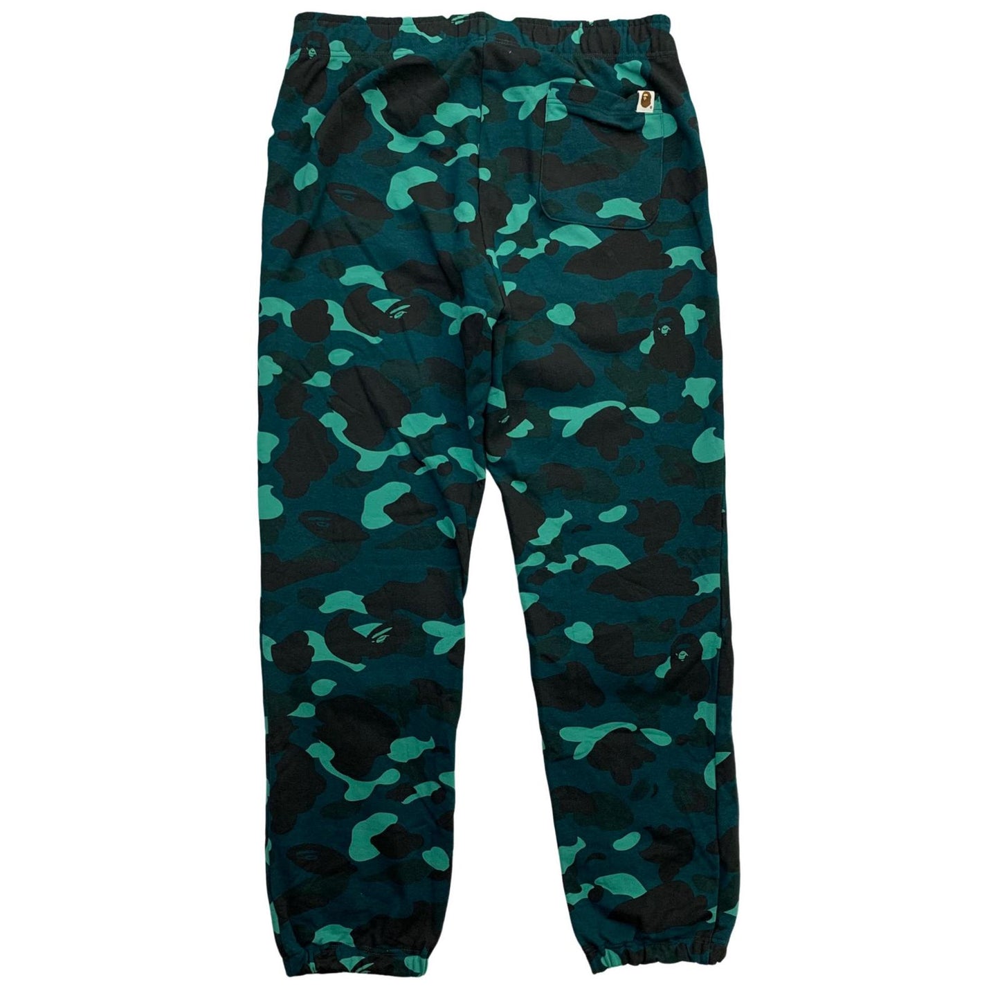 A BATHING APE | アベイシングエイプ COLOR CAMO SHARK PANTS パンツ 001PTM301009M グリーン サイズ：L