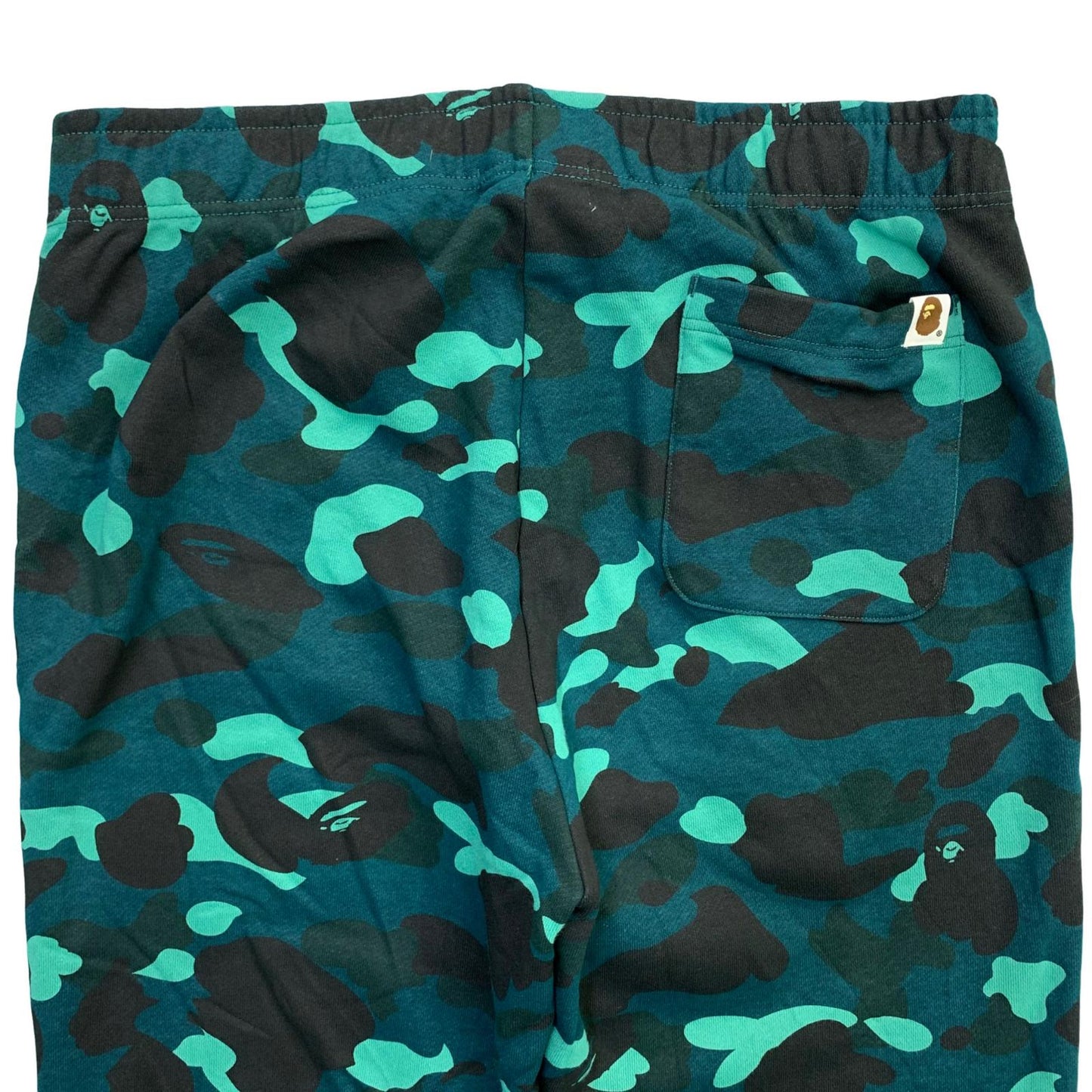 A BATHING APE | アベイシングエイプ COLOR CAMO SHARK PANTS パンツ 001PTM301009M グリーン サイズ：L