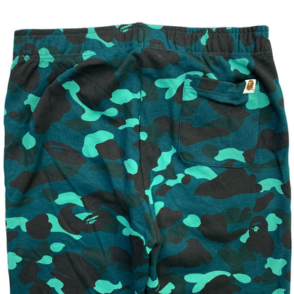 A BATHING APE | アベイシングエイプ COLOR CAMO SHARK PANTS パンツ 001PTM301009M グリーン サイズ：L