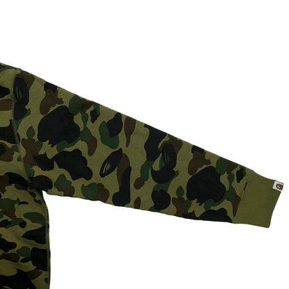 A BATHING APE | アベイシングエイプ SPLIT COLOR CAMO SHARK HOODIE パーカー サイズ：M