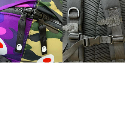 A BATHING APE | アベイシングエイプ SPLIT COLOR CAMO SHARK DAYPACK リュック・デイパック