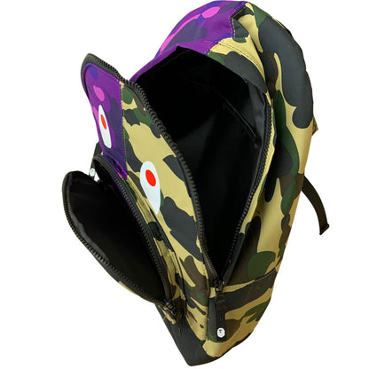 A BATHING APE | アベイシングエイプ SPLIT COLOR CAMO SHARK DAYPACK リュック・デイパック