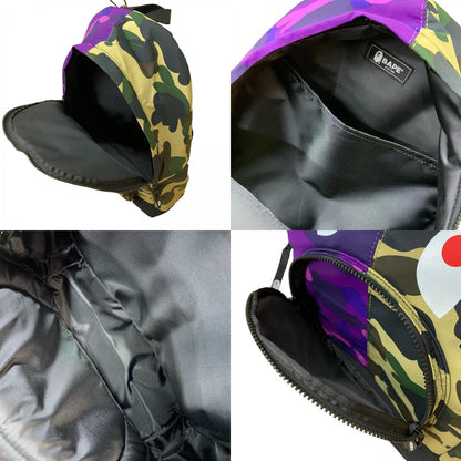 A BATHING APE | アベイシングエイプ SPLIT COLOR CAMO SHARK DAYPACK リュック・デイパック