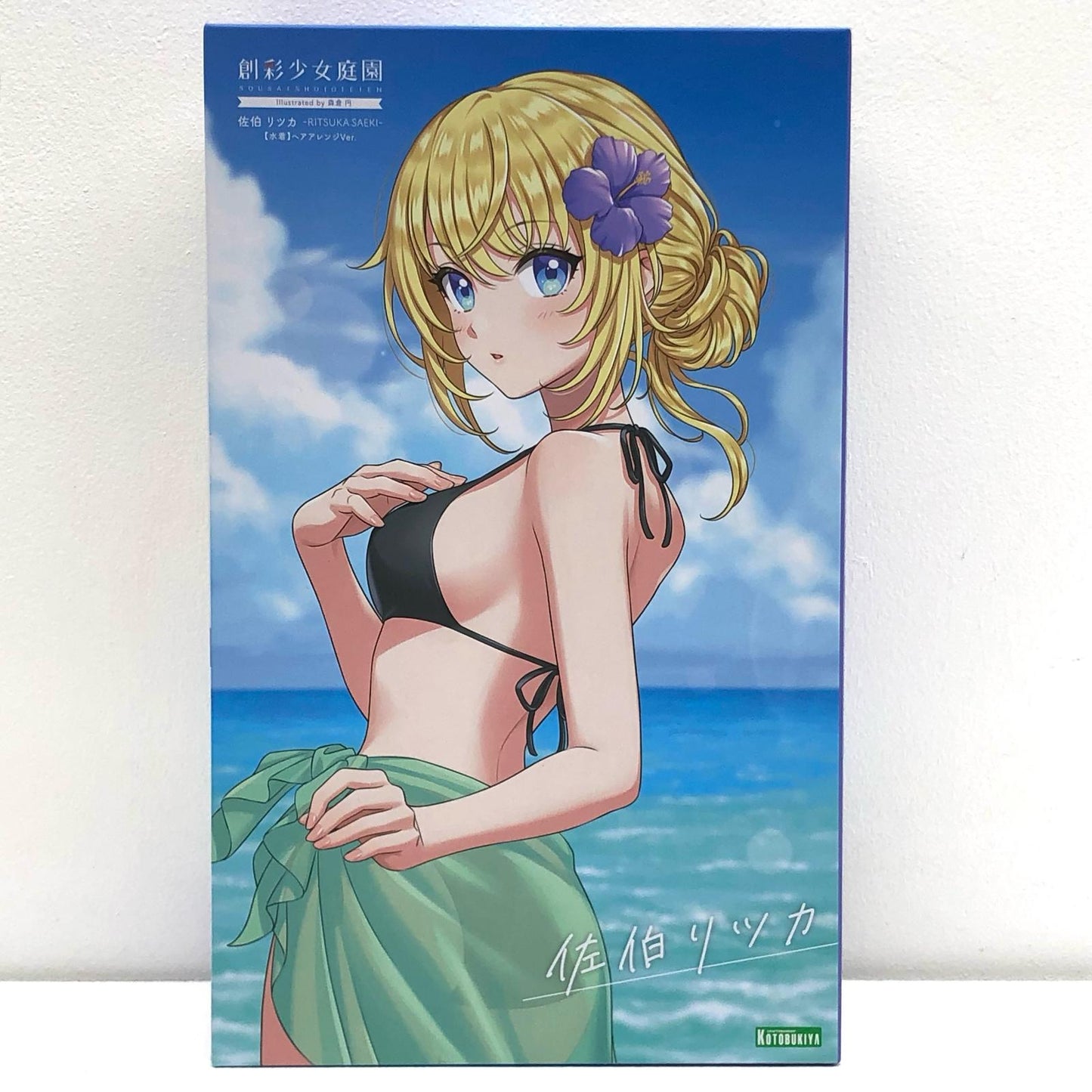 プラモデル 1/10 佐伯リツカ【水着】ヘアアレンジVer. 「創彩少女庭園」 [JK062] 佐伯リツカ 水着 ヘアアレンジVer.【三重本店】