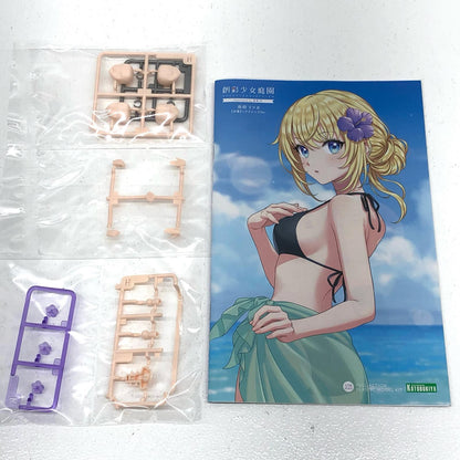 プラモデル 1/10 佐伯リツカ【水着】ヘアアレンジVer. 「創彩少女庭園」 [JK062] 佐伯リツカ 水着 ヘアアレンジVer.【三重本店】