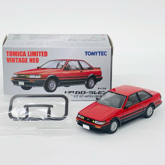 1/64 LV-N304a トヨタ カローラレビン 2ドア GT-APEX 85年式(レッド×ブラック) 「トミカリミテッドヴィンテージNEO」 [327189]