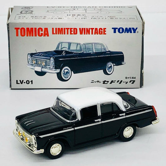 1/64 LV-01c 日産 セドリック(ブラック×ホワイト) 「トミカリミテッドヴィンテージ」 [205326]