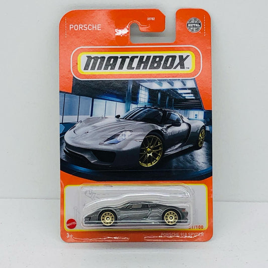MATCHBOX ポルシェ 918 スパイダー グレー