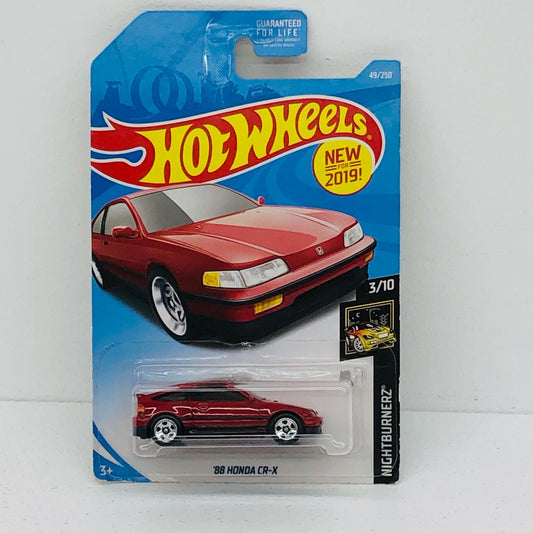 1/64 88 HONDA CR-X(レッド) 「Hot Wheels NIGHTBURNERZ」