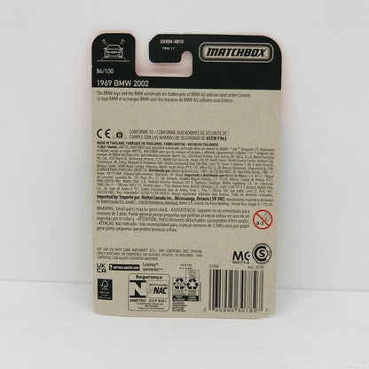 おもちゃ・玩具 1/64 1969 BMW 2002(ブラック) 「MATCHBOX」 [GVX94] 1969 BMW 2002 MATCHBOX【加古川店】