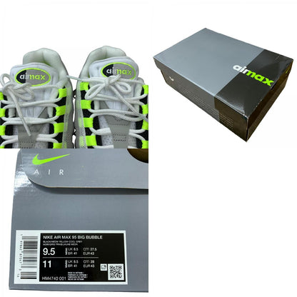 NIKE | ナイキ Air Max 95 OG Big Bubble 'Neon Yellow' (2025/2026) スニーカー グレー 27.5cm