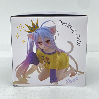白～猫耳Tシャツver.～DesktopCuteフィギュア「ノーゲーム・ノーライフ」【フィギュア】