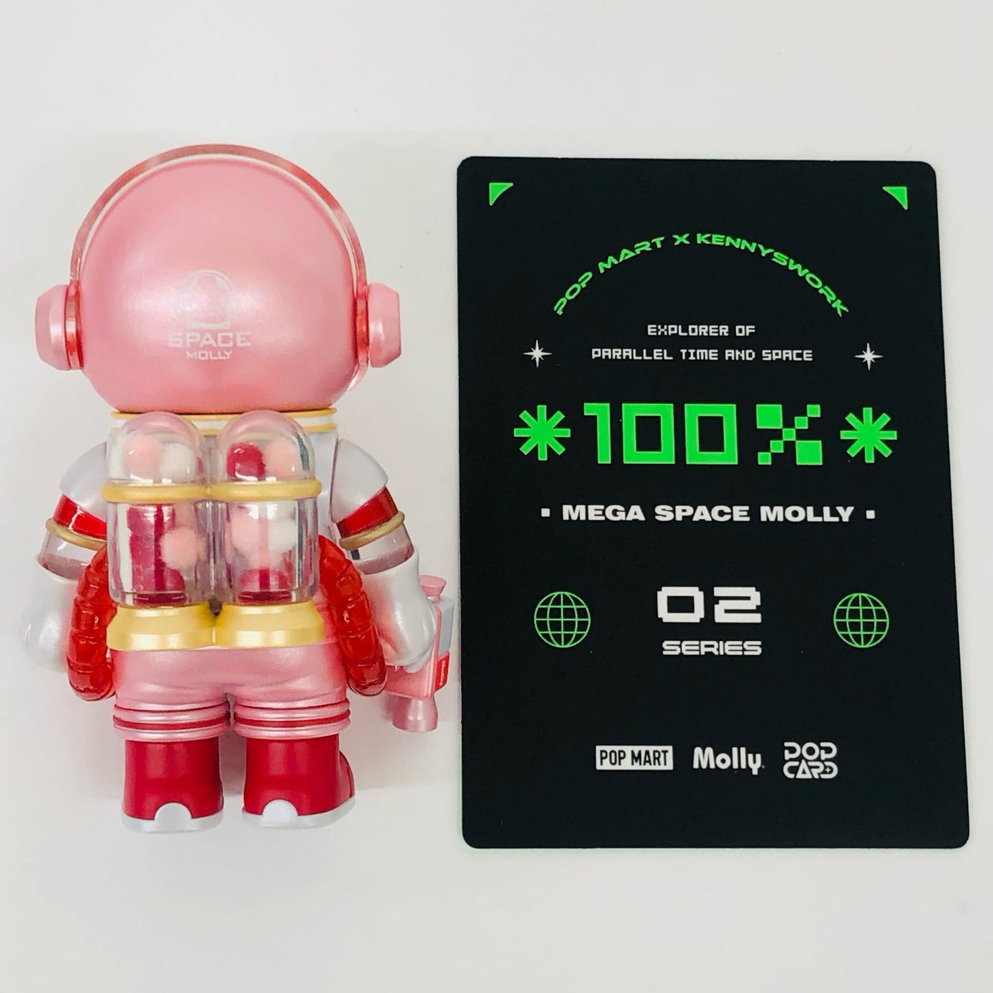 HEARTBEAT 「POPMART MEGA コレクション 100% SPACE MOLLY シリーズ 2-B」【フィギュア】