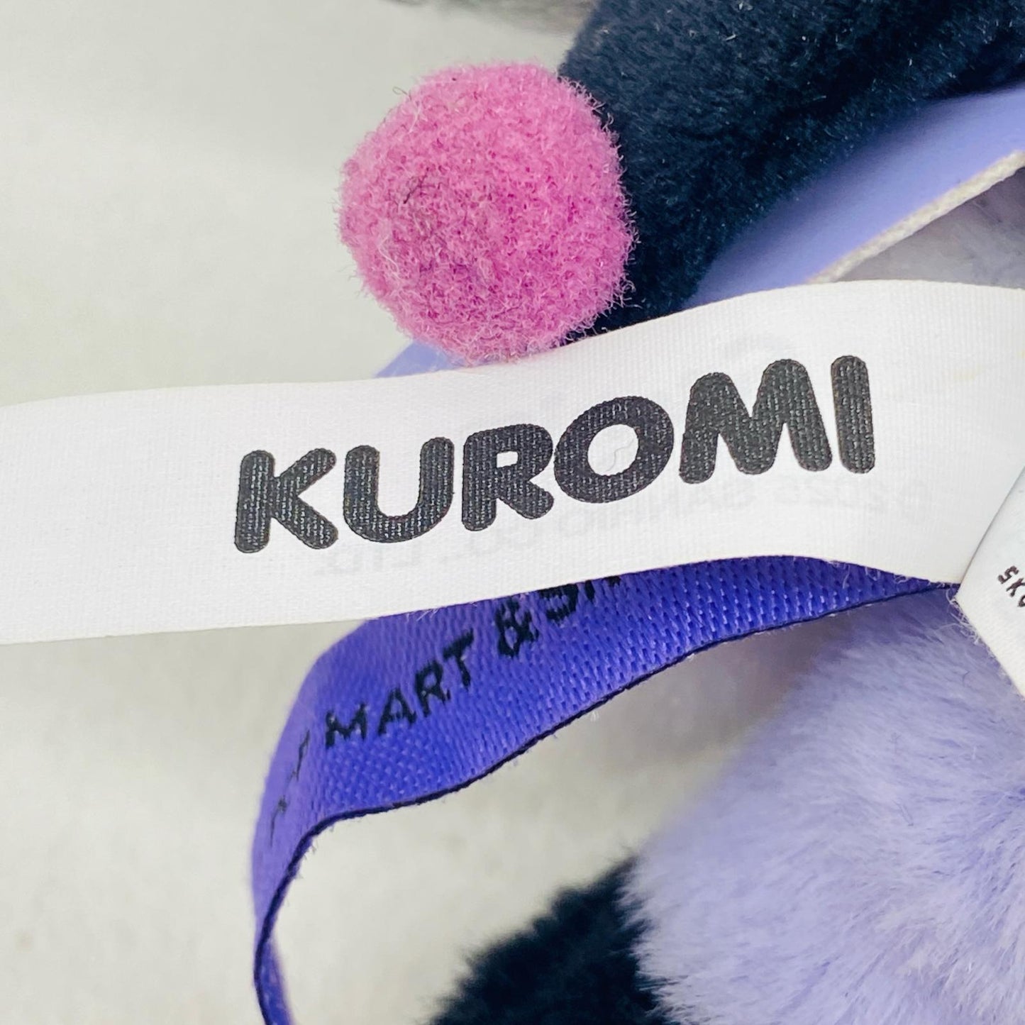 ぬいぐるみ SKULLPANDA×KUROMI ぬいぐるみペンダント 「POPMART SKULLPANDA×サンリオキャラクターズ」 SKULLPANDA×KUROMI SKULLPANDA×サンリオキャラクターズ ぬいぐるみペンダント【加古川物流】