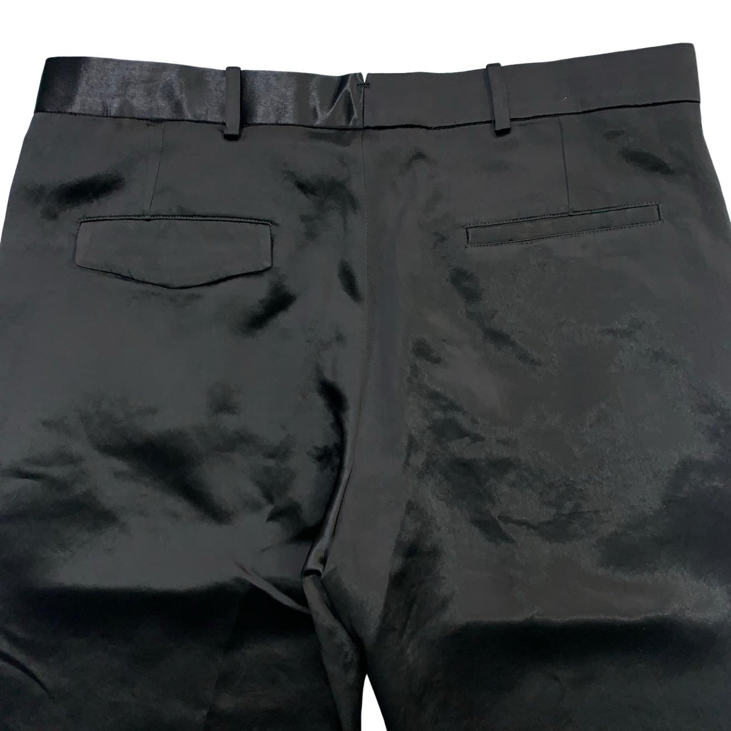 ANN DEMEULEMEESTER | アンドゥムルメステール Anneke Comfort Satin Trousers パンツ ブラック サイズ：48