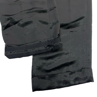 ANN DEMEULEMEESTER | アンドゥムルメステール Anneke Comfort Satin Trousers パンツ ブラック サイズ：48
