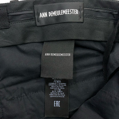 ANN DEMEULEMEESTER | アンドゥムルメステール Anneke Comfort Satin Trousers パンツ ブラック サイズ：48