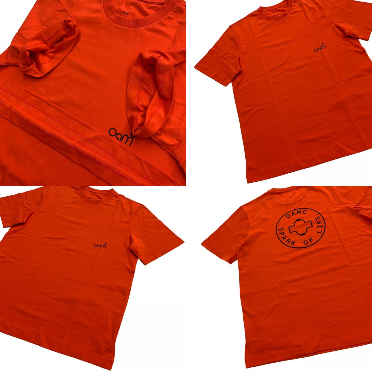 OAMC | オーエーエムシー 半袖Ｔシャツ オレンジ サイズ：S