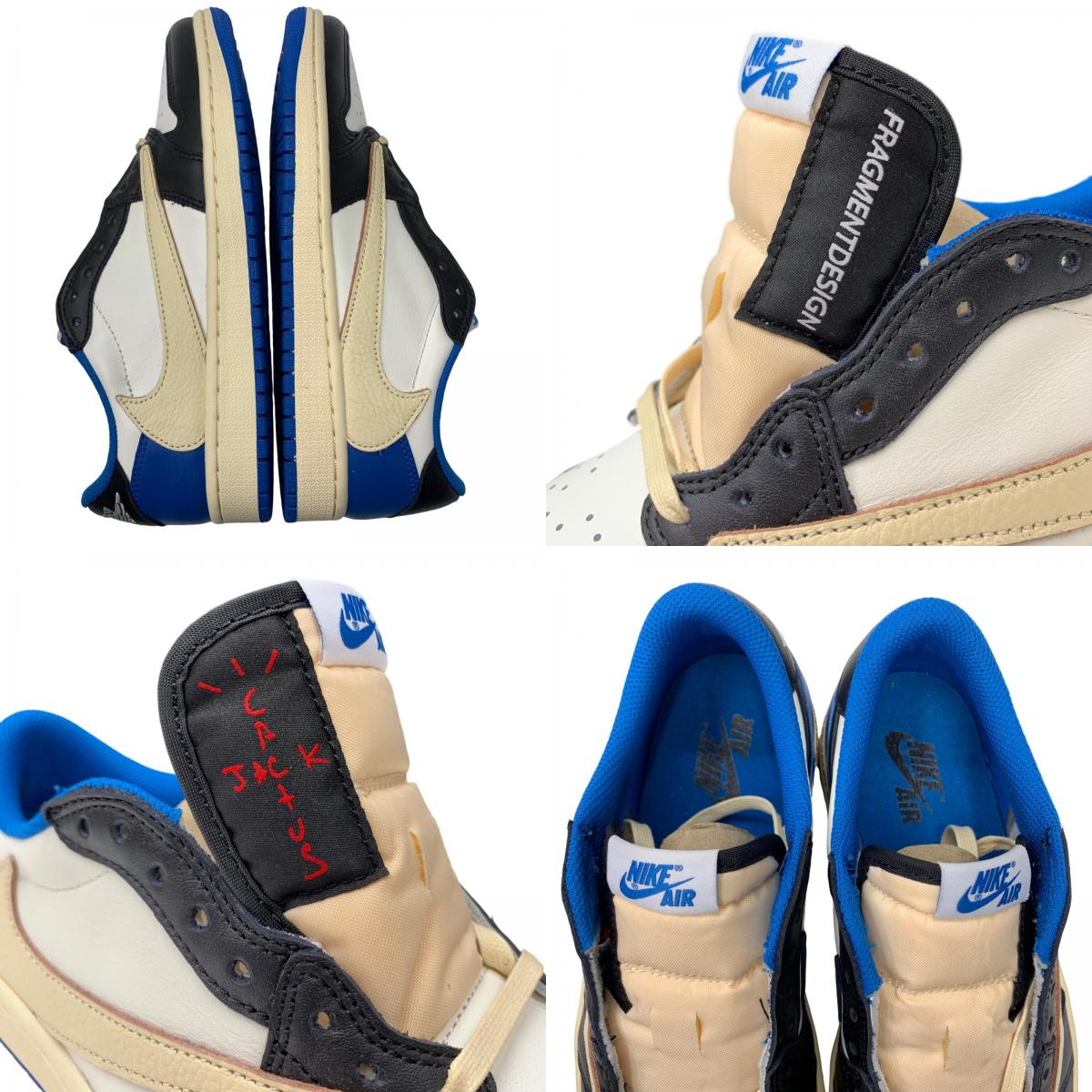 NIKE | ナイキ Travis Scott × fragment design × Nike スニーカー ホワイト 25cm