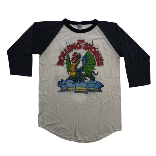 KNiTS タグ ROLLING STONES TOUR 1981 LIVE IN CONCERT 半袖Ｔシャツ ホワイト【瀬戸大橋店】